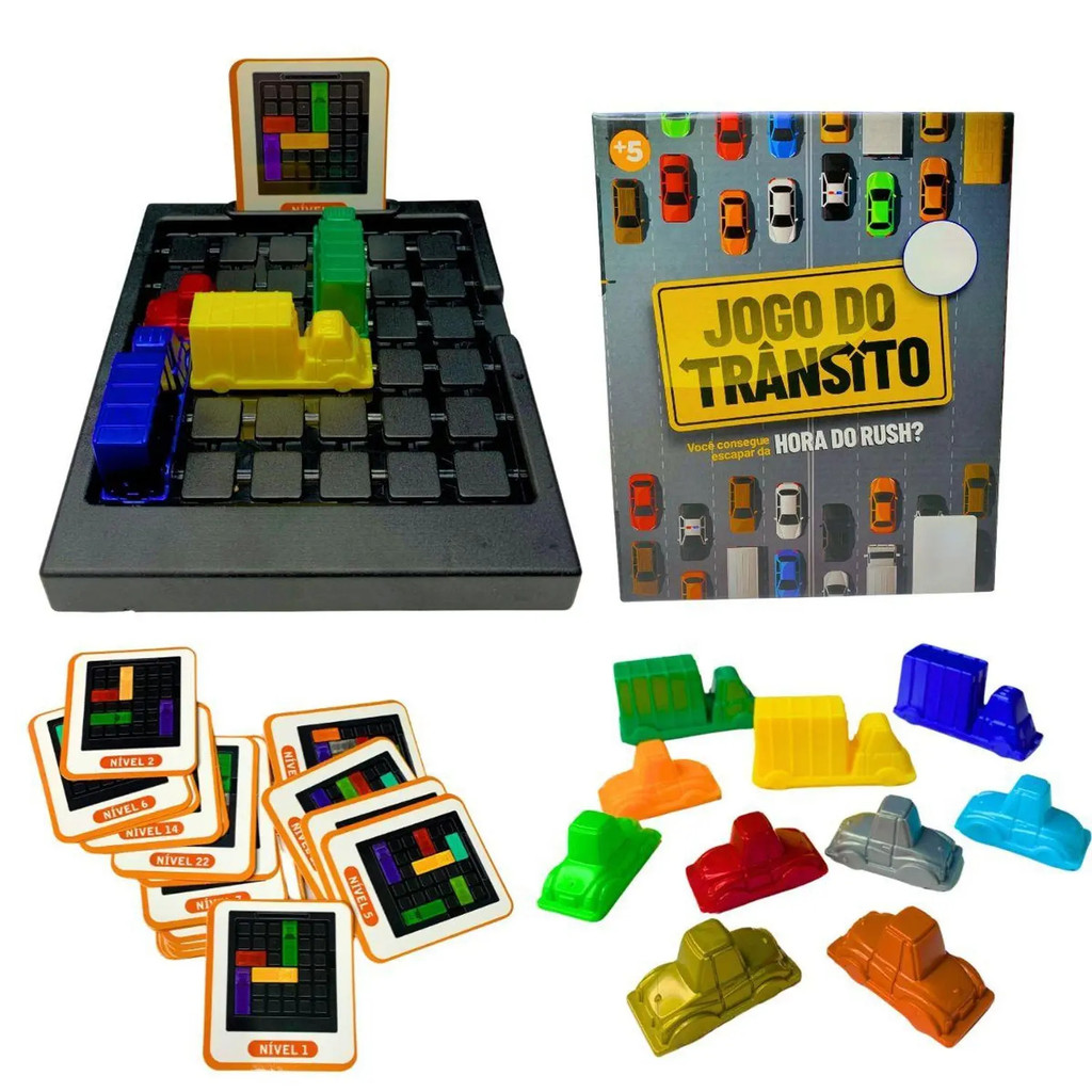 Brinquedo Jogo De Transito Diversão Educativo E Raciocínio