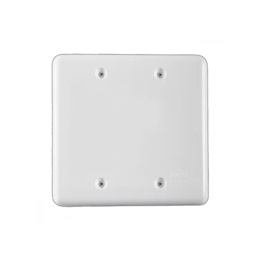 Placa Quadrada Cega Stylus 4x4 Branca ref: 244A Ilumi