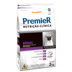 Ração Premier Nutrição Clínica Renal Porte/Peq Adultos 2kg