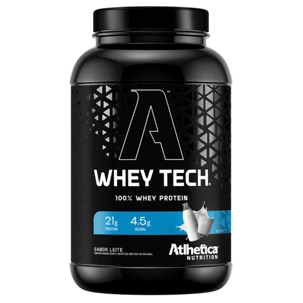 Whey Tech Pote 900g Atlhetica Nutrition em Oferta na Shopee