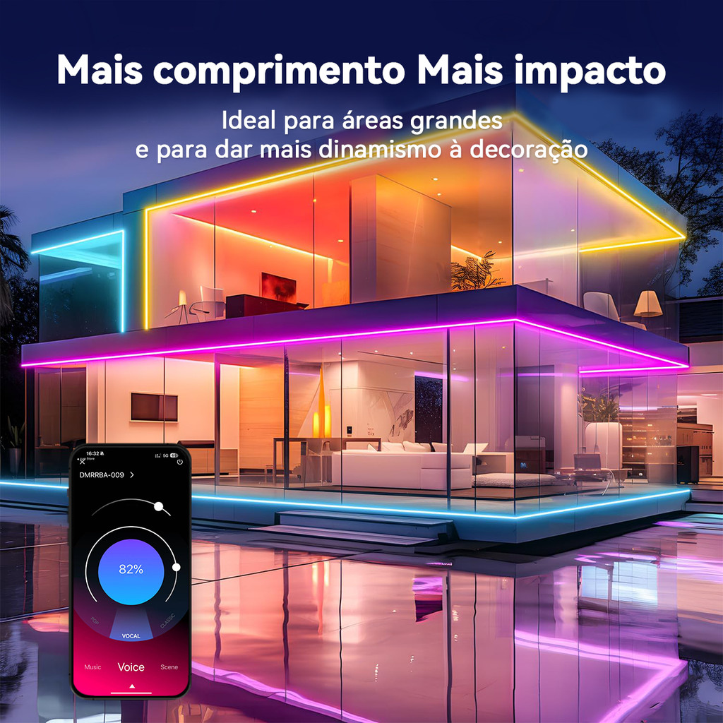 Fita de LED Neon RGB Controlada pelo APP — foto 2