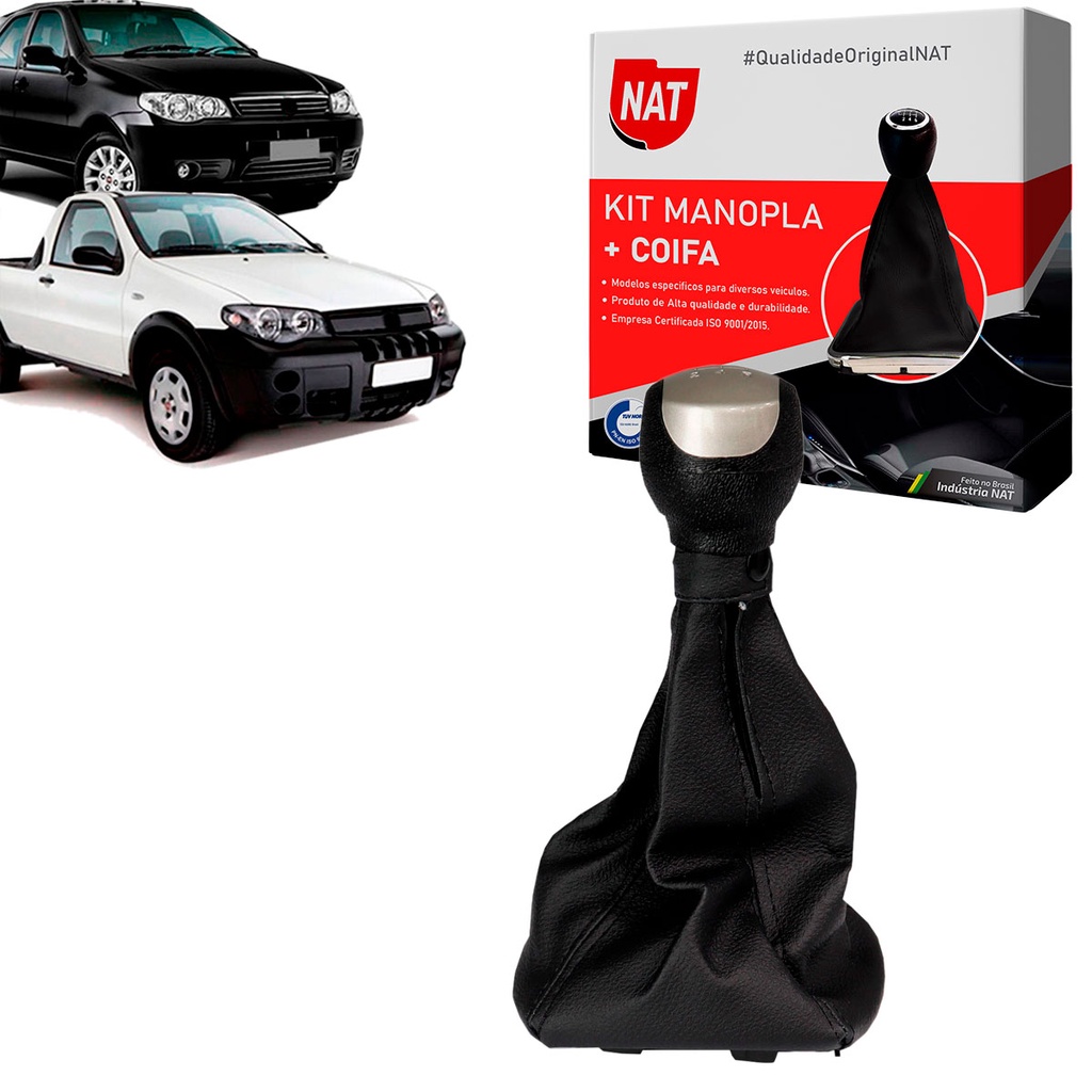 Manopla + Coifa Fiat Palio Weekend E Strada Siena Mod. Adv 2002 Até 2004 em Oferta na Shopee