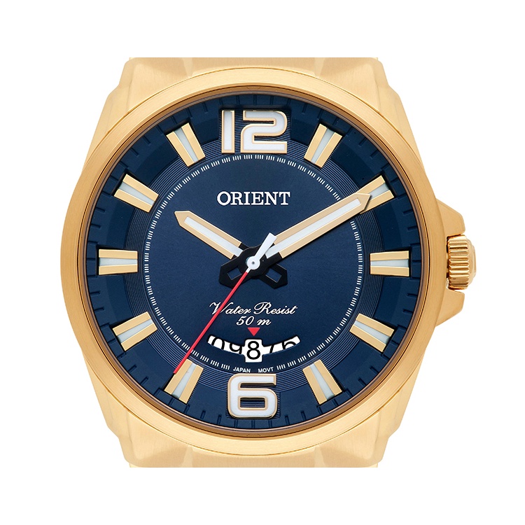 RELOGIO ORIENT MASCULINO DOURADO  MGSS1157 D2KX