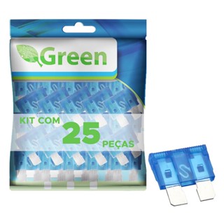 25 X Fusível Automotivo Lâmina Pequeno Kit C/ 25 Peças 15amp