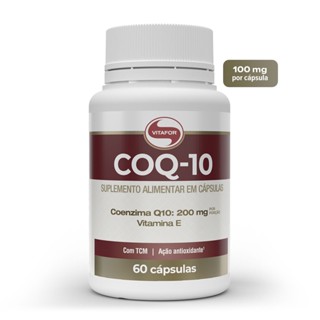 Coenzima Q10 60 Cápsulas com Vitamina E (200mg p/ porção) Vitafor