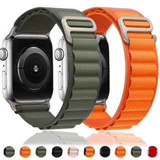 Laço Alpino Para Pulseira De Relógio Apple 49mm 44mm 45mm 40mm 41mm 42mm Nylon Série iwatch 8 9 7 SE 6 5 3 Ultra 2