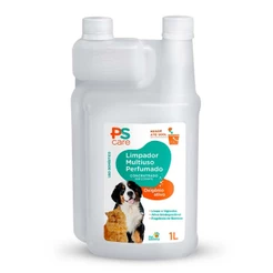 Desinfetante Limpador Multiuso Ps Care Pet Society Perfumado 1L Concentrado Rende 500L