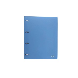 Caderno Fichário Argolado Azul PP Acp