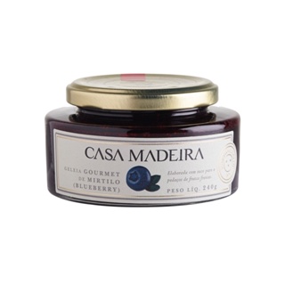 GELEIA GOURMET CASA MADEIRA MIRTILO BLUEBERRY 240G em Oferta na Shopee