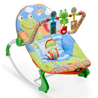 Cadeira de Descanso para Bebê Musical Summer, Função Balanço com 2 Níveis de Reclinação , Vibratória, Cinto de 3 Pontos, Brinquedos Interativos livre de BPA (até 18kgs) , Replay Kids