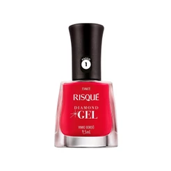 Esmalte Risqué Diamond Gel Cremoso Vinho Bordo