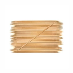 Palito De Unha Santa Clara Bambu Com Duas Pontas com 50un