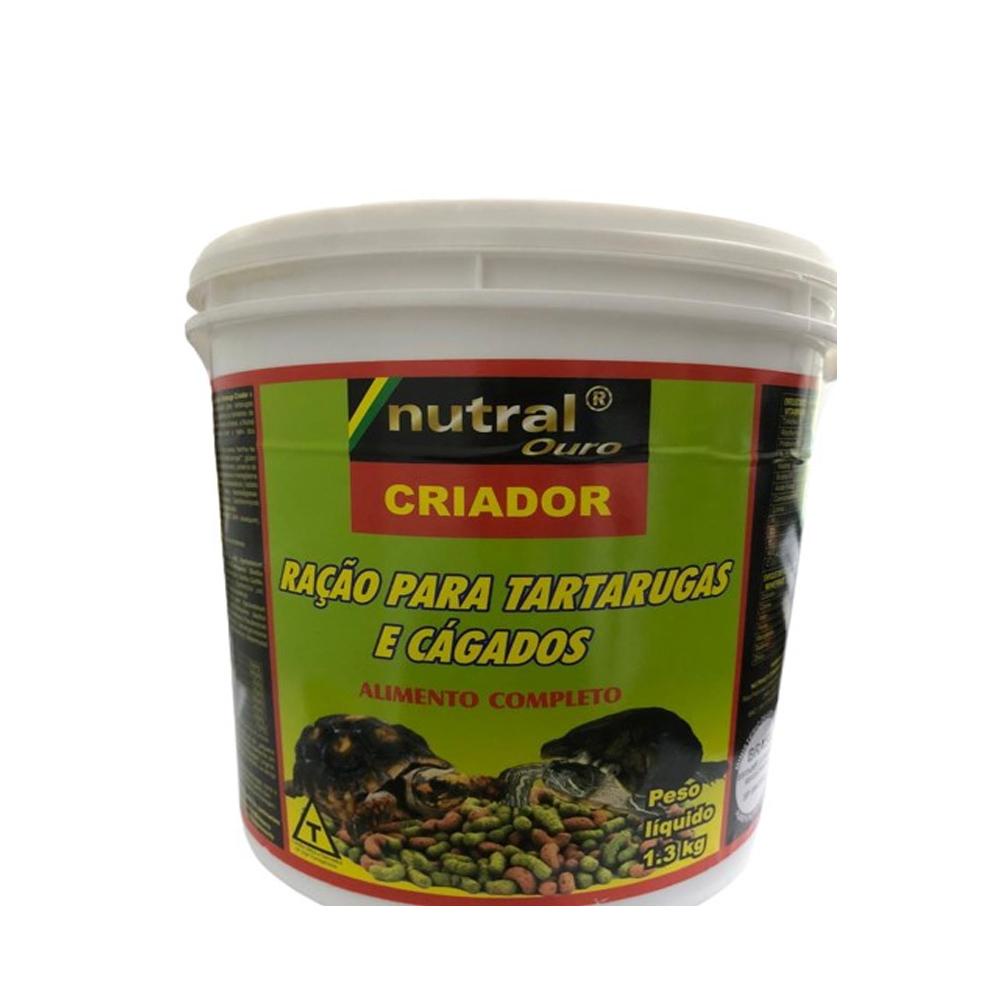 Ração Nutral Para Tartarugas Jabuti e Cágados 1,300kg