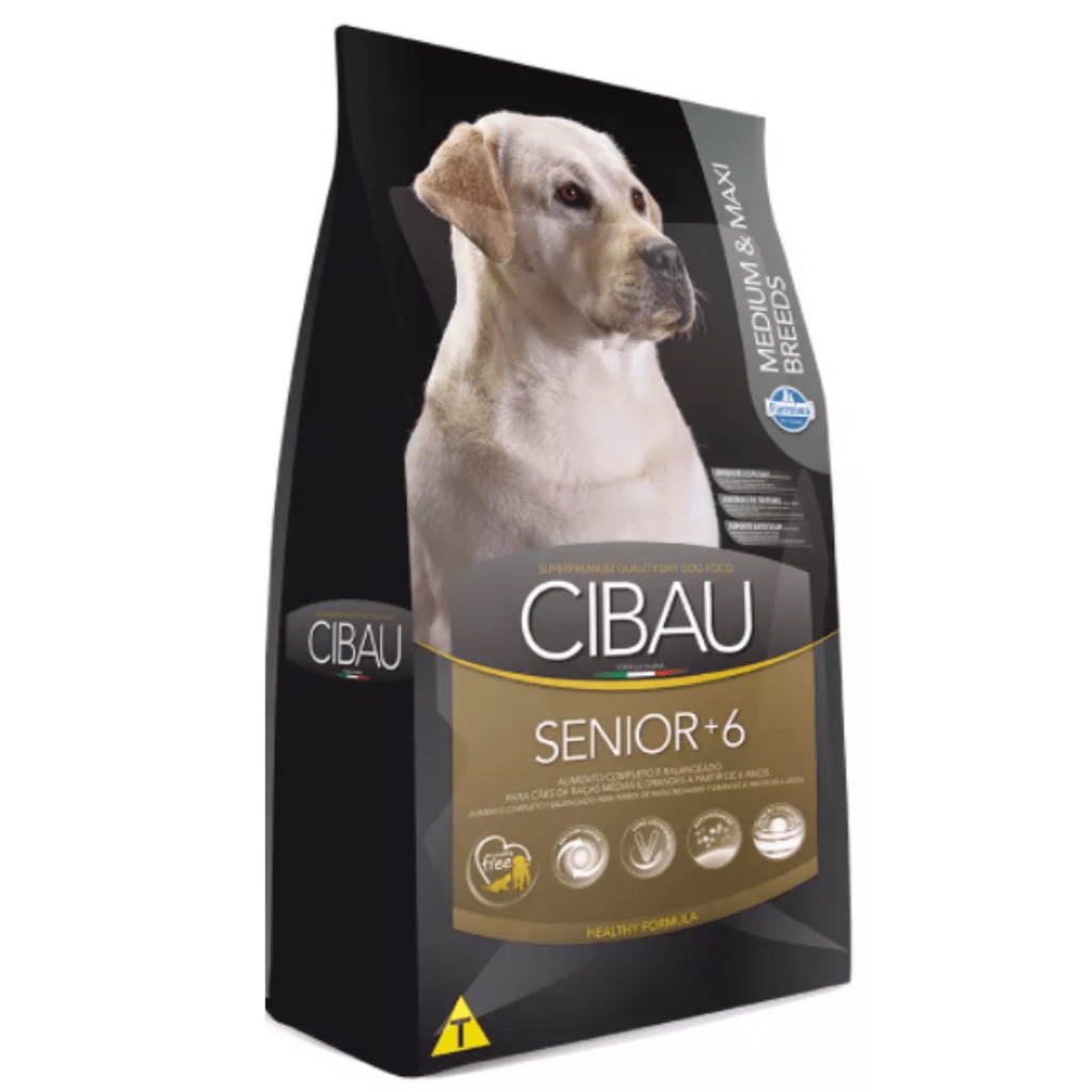 Ração Cibau Sênior Raças Médias E Grandes - 12kg