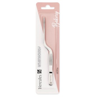 Pinca Culinaria Curvada Ponta Reta Confeitaria Inox Hercules