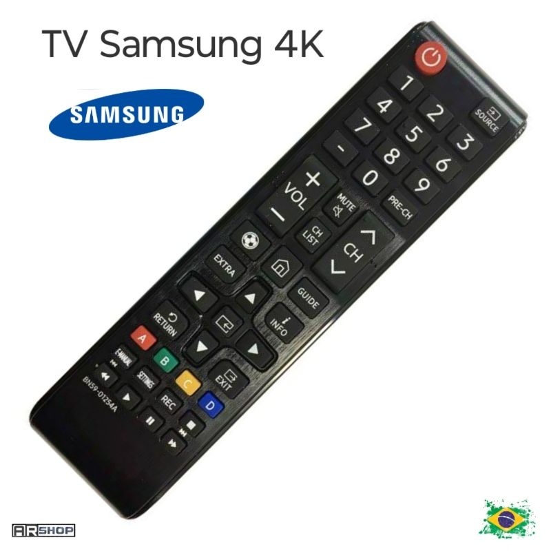 Controle TV Samsung Smart 4K BN59-01254A cód 8006