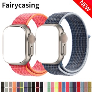 Pulseira Para Apple Watch Band 49mm 45mm 41mm 44mm 40mm 42mm 38mm 45 mm De Nylon Correa iwatch Série Ultra 8 7 se 6 5 3