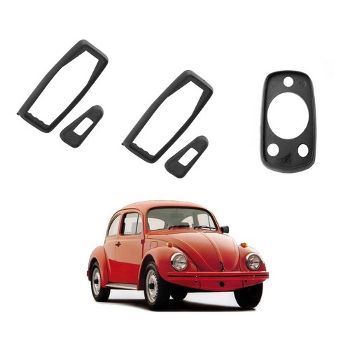 Kit Guarnicao Macaneta Porta + Tampa Motor Fusca Itamar