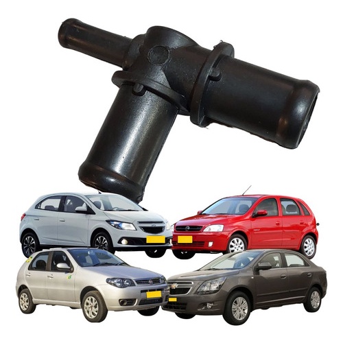 Conexão T Mangueira Ar Quente Corsa Celta Cobalt Palio Onix