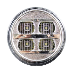 Lanterna Ré Ônibus Caminhão 70mm 4 Led CRISTAL BIVOLT