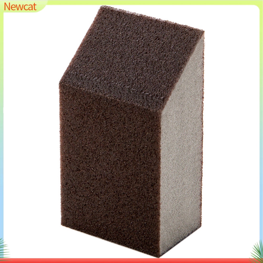 { Newcat } Esponja Mágica Emery Sponge Rust Dirt Stains Bowl Pot Washing Home Escova De Limpeza De Cozinha