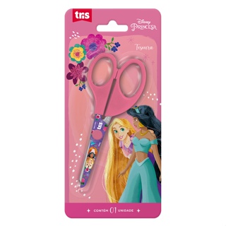 Tesoura Escolar 13cm Sem Ponta Princesas Disney Tris em Oferta na Shopee