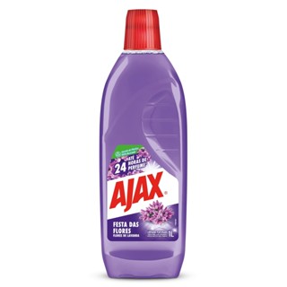 Limpador Diluível Ajax Festa das Flores Lavanda 1l