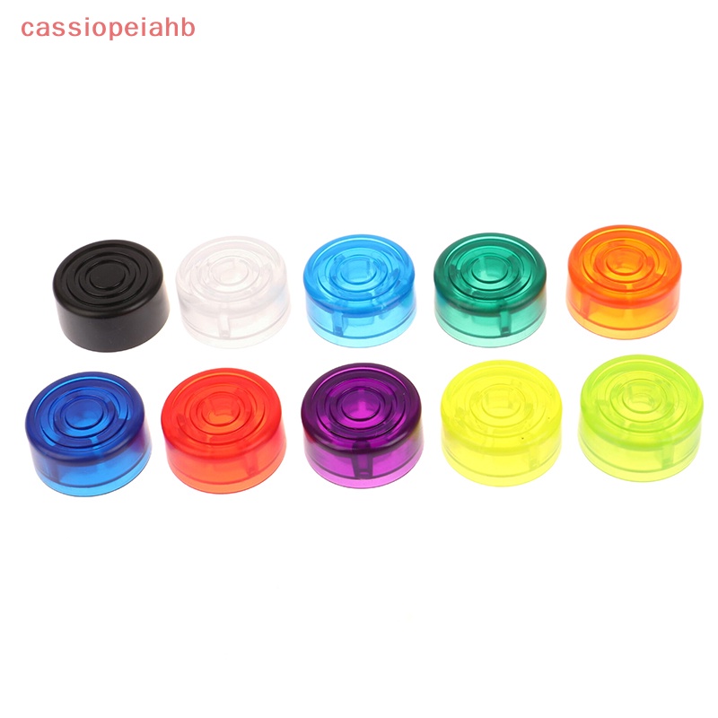 (cassiopeiahb) 5 Peças Pedal De Efeito De Guitarra De Unhas Pé Toppers Botão Plástico Pára-Choques Footswitch Protetor A