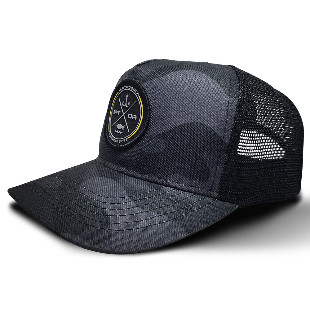 Boné Pesca e Praia Premiun Oficial Iscas Matadeira Camuflado