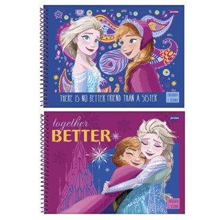 Caderno De Desenho Frozen Jandaia
