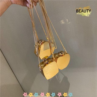 BEAU Tote Bags , Bolsa Acrílica De Superfície Brilhante Para Axilas De Alta Capacidade Sólidas De Cor De Corpo Cruzado Menina De Ombro Único