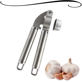 Espremedor Manual De Alho Em Aço Inox Premium Gourmet Amassador De Alho Tambor Removível Triturador em Oferta na Shopee