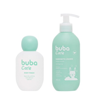 Kit Bebê Colônia Baby Fresh 100ml Sabonete Líquido 250ml Buba Care em Oferta na Shopee