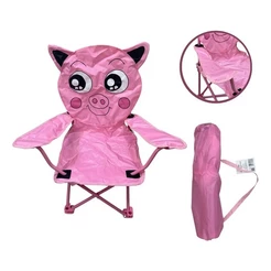 Cadeira Camping Porco Importway Praia Infantil Com Bolsa