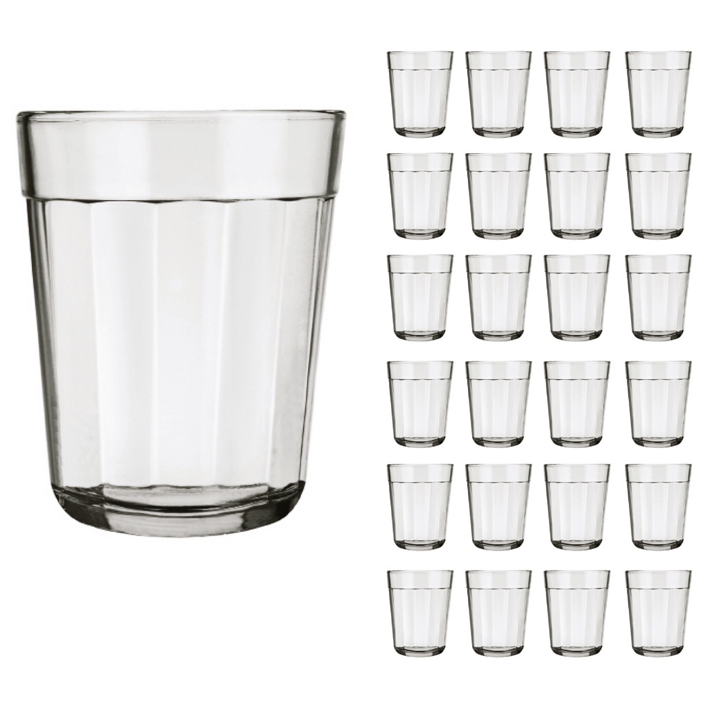 Mini Copos Americano de Vidro Dose Cachaça Shot Tequila 24Un