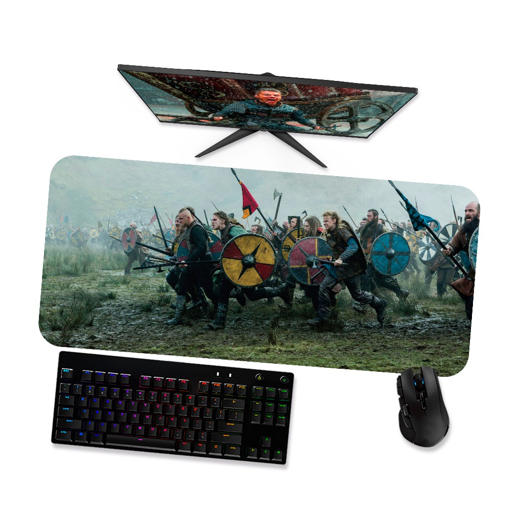 Mouse Pad Gamer Grande VIKINGS 1 90x40 80x40 60x40 70x30 45x40