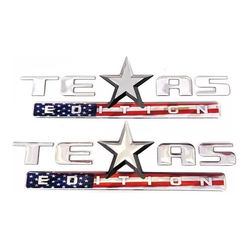02 Adesivos De Texas Edition Silverado Ranger S10 Gmc Ram
