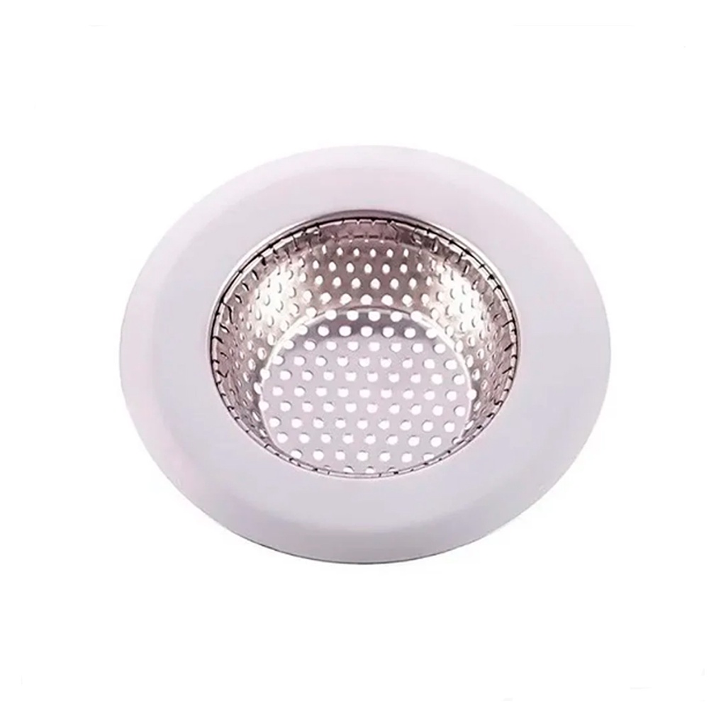 Ralo para Pia Borda Larga Aço Inox 11,5cm Grande KeHome