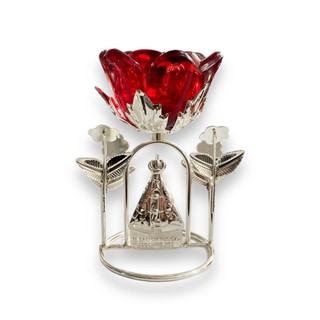 Castical Nossa Senhora Aparecida com Flor 13cm