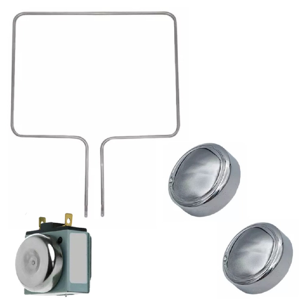 Timer+ Resistência Superior + 2 Botões Forno Fischer Fit 220