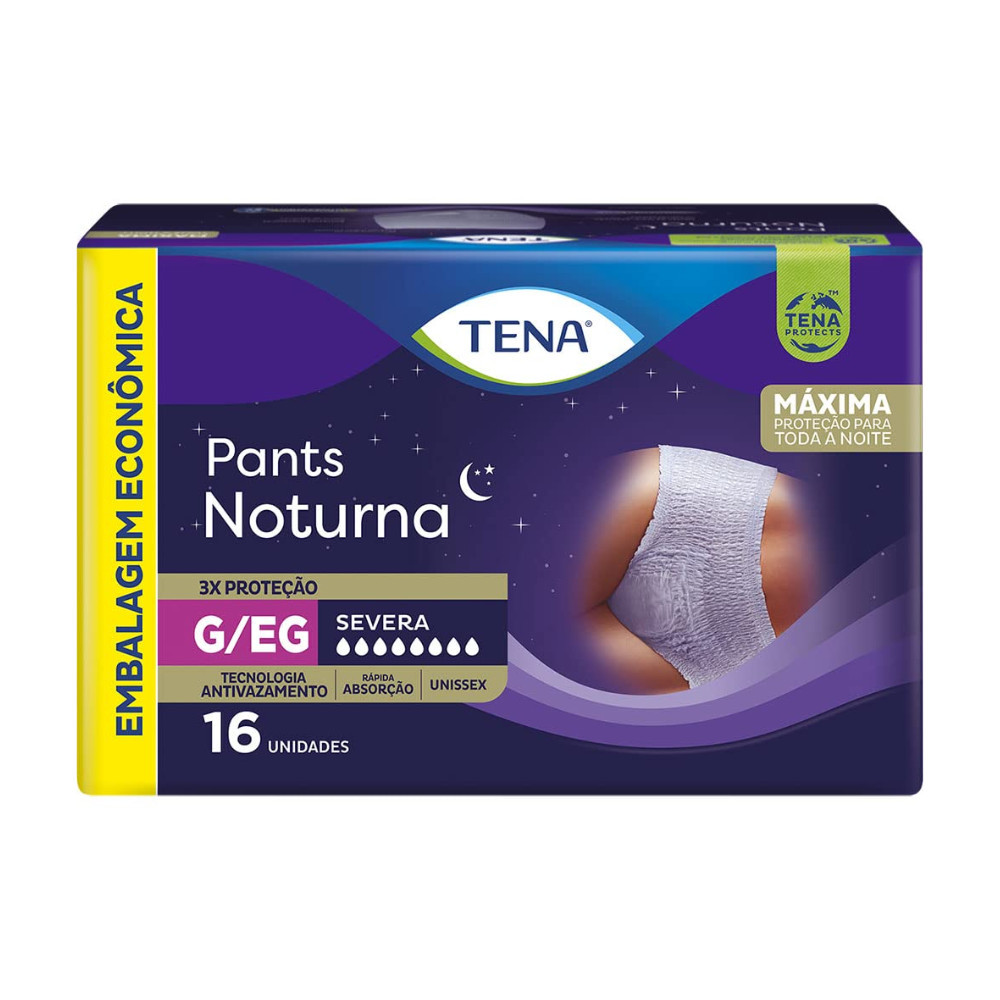 Roupa Intima Tena Pants Noturna Geg 16 Und -
