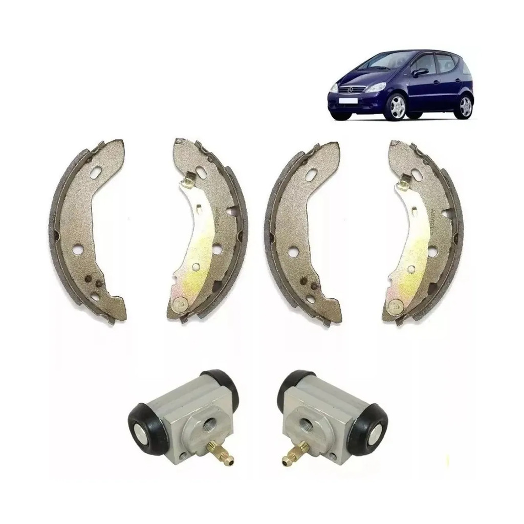 Kit Sapata Lona E Cilindro Roda Traseira Classe A 160 e 190