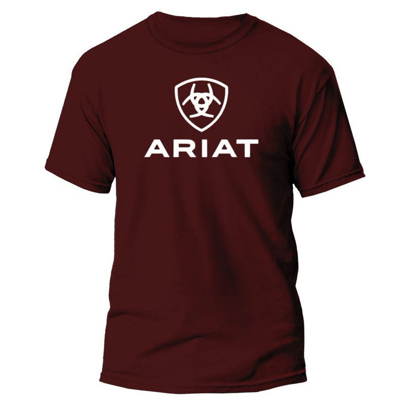 camisa Camiseta Personalizada 100% Algodão Estampada Ariat Agro Camisa country Unissex