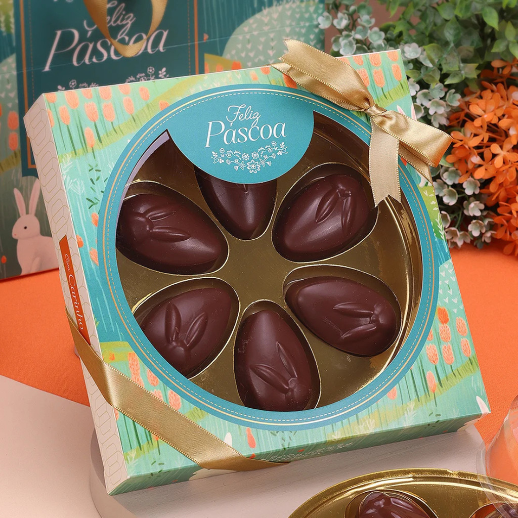 10 CAIXA COM BLISTER PARA 6 BOMBONS PÁSCOA NATUREZA 4841 (PASCOA JANGO OUTLET) 4772