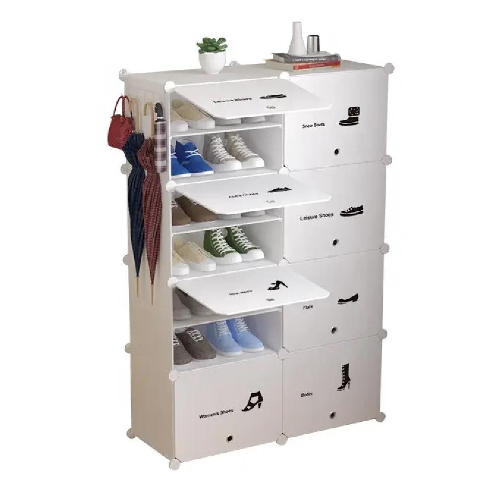 ARMARIO MODULAR 8 ORGANIZADOR GUARDA ROUPA BRINQUEDOS SAPATEIRA