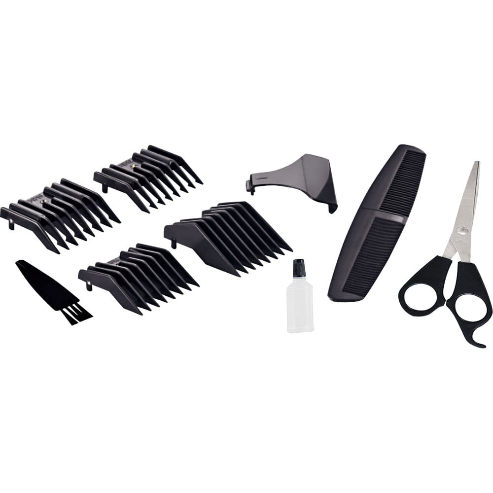 Detalhes do Máquina de Cortar Cabelo Britânia 14W Inox N 127V