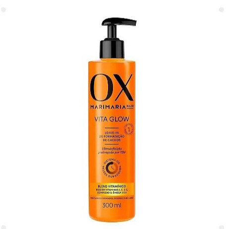 Leave-In de Formatação de Cachos Mari Maria Hair Ox Vita Glow 300ml em Oferta na Shopee
