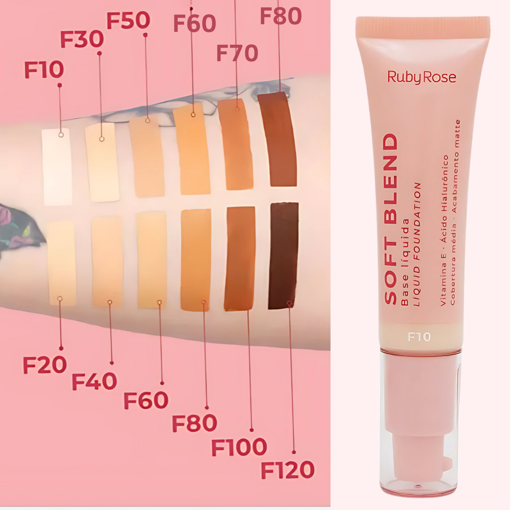 SOFT BLEND BASE LIQUIDA F60 HBM301-6 RUBYROSE