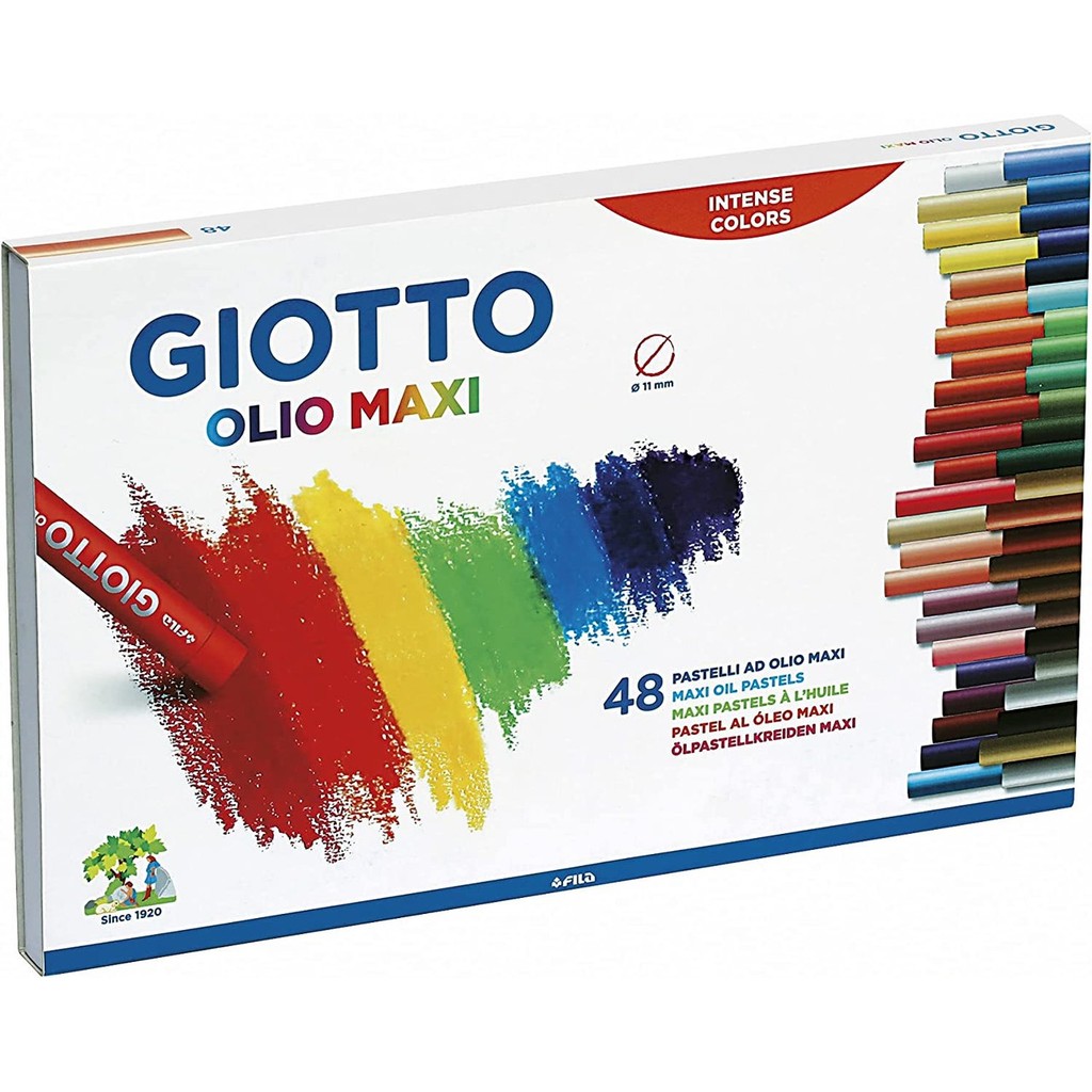 Giz Pastel Oleoso Olio Maxi Giotto em Oferta na Shopee