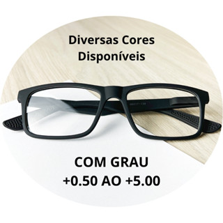 Óculos De Leitura Grau Perto Descanso Emborrachado TR90 Masculino e Feminino Unissex Lentes Prontas Para Uso Presbiopia em Oferta na Shopee